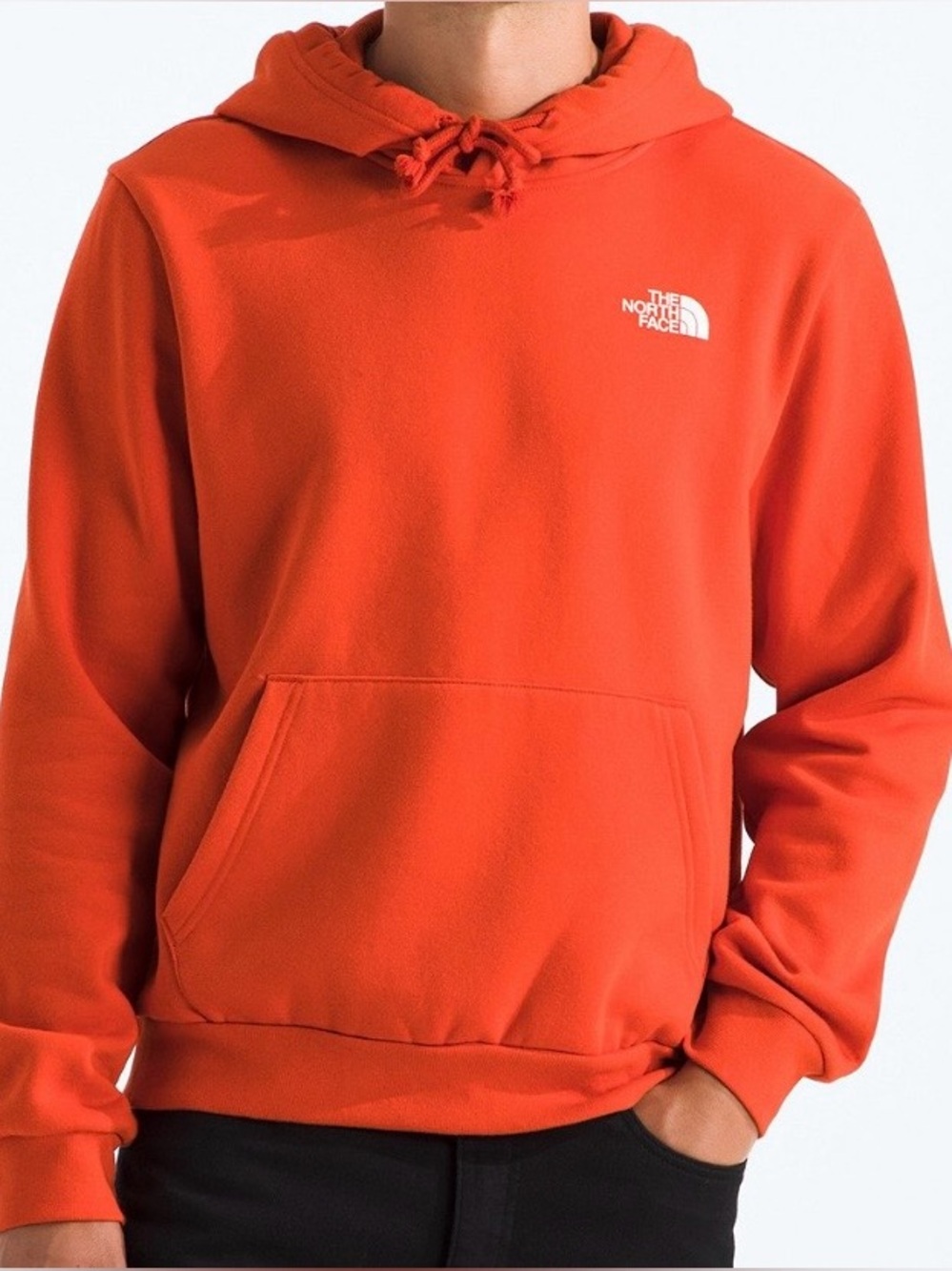 The North Face Men's Orange Evolution Box NSE Sweatshirt Hoodie sz XXL NWT